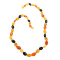 Multi Color Amber Beaded Necklace 22 Inches - Sticky add to cart bar