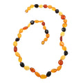 Multi Color Baltic Amber Beaded Necklace 22 Inches - Sticky add to cart bar