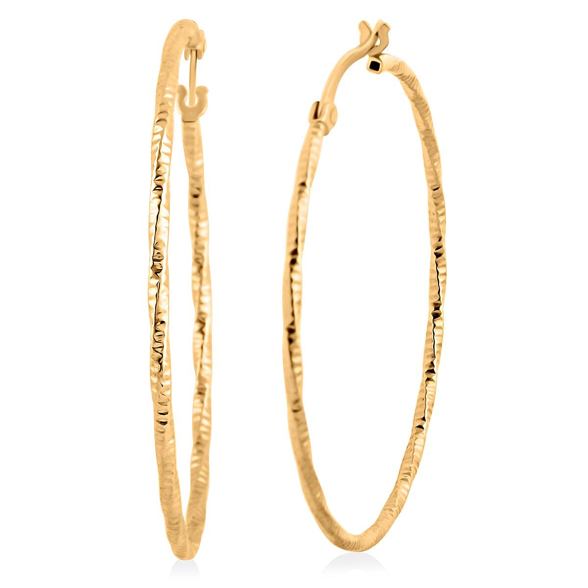 Sterling Silver Hoop Earrings 2.40 Grams