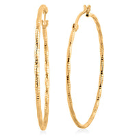 Sterling Silver Hoop Earrings 2.40 Grams