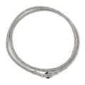 Doorbuster Black and White Austrian Crystal Necklace (36 Inches) in Silvertone - Sticky add to cart bar