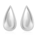 Vermeil Yellow Gold Over Sterling Silver Tear Drop Water Drop Earrings 6.80 Grams - Sticky add to cart bar