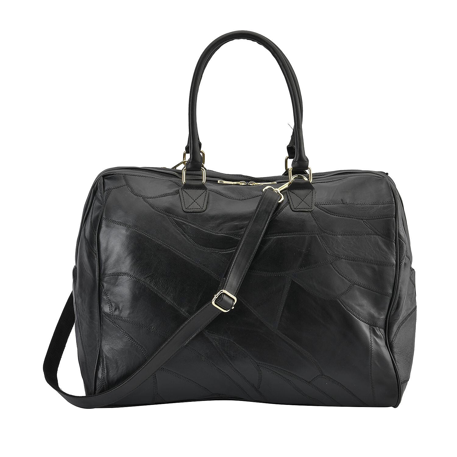 TLV Green Sheepskin Leather Travel Bag (18