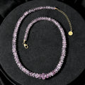 Certified & Appraised Iliana 18K Yellow Gold AAA Pink Morganite Beaded Necklace 18-20 Inches 145.00 ctw - Sticky add to cart bar