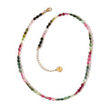 Certified & Appraised Iliana 18K Yellow Gold AAAA Multi-Tourmaline Beaded Graduated Necklace 18-20 Inches 30.00 ctw - Sticky add to cart bar