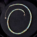 Certified & Appraised Luxoro 14K Yellow Gold AAAA Ethiopian Welo Opal Beaded Necklace 18 Inches with 2 Inch Extender 60.00 ctw - Sticky add to cart bar
