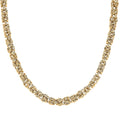 22K Yellow Gold 4.30mm Byzantine Chain Necklace 19.50 Inches 13.95 Grams - Sticky add to cart bar