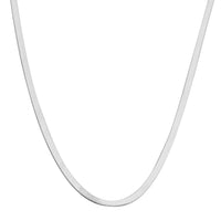 Sterling Silver Herringbone Chain Made in Arezzo Italy Necklace (20 Inches) (7.1 g)