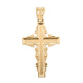 Made in America 10K Yellow Gold Cross Pendant 1.20 Grams - Sticky add to cart bar