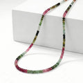 Certified & Appraised Iliana 18K Yellow Gold AAA Multi-Tourmaline Beaded Necklace 18-20 Inches 75.00 ctw - Sticky add to cart bar