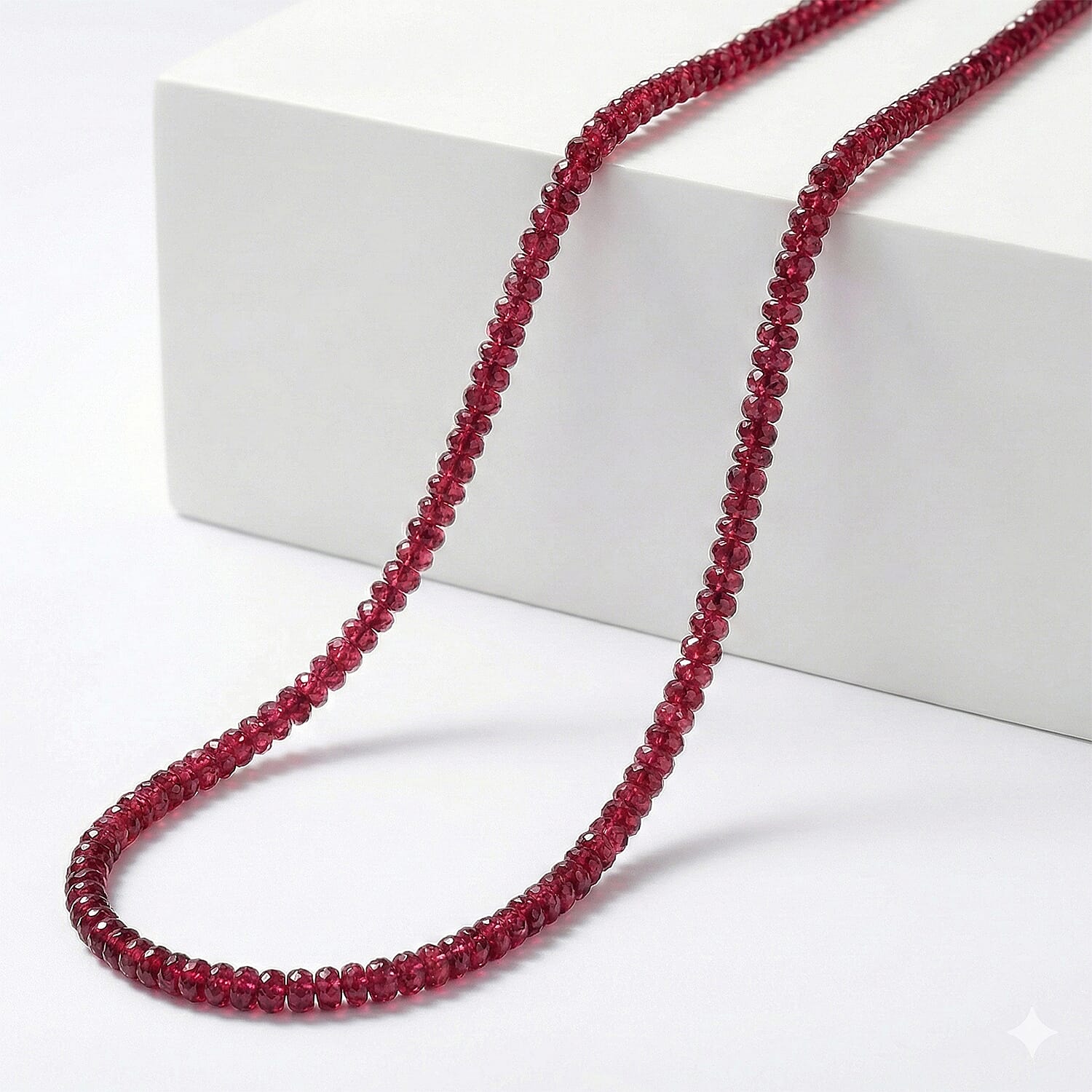 Doorbuster Certified & Appraised Iliana 18K Yellow Gold AAAA Viceroy Spessartine Garnet Beaded Graduation Necklace 18 Inches with 2 Inch Extender 90.00 ctw