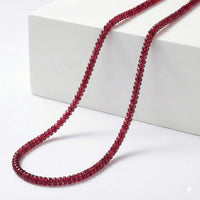 Doorbuster Certified & Appraised Iliana 18K Yellow Gold AAAA Viceroy Spessartine Garnet Beaded Graduation Necklace 18 Inches with 2 Inch Extender 90.00 ctw