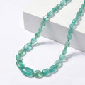 Certified & Appraised Rhapsody 950 Platinum AAAA Emerald Beaded Graduated Necklace 18-20 Inches with Extender 170.00 ctw - Sticky add to cart bar