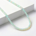 Certified & Appraised Luxoro 14K Yellow Gold AAA Ethiopian Welo Opal Beaded Graduated Necklace 18 Inches with 2 Inch Extender 65.00 ctw - Sticky add to cart bar