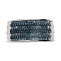 Blue Diamond Ring in Platinum Over Sterling Silver (Size 6.0) 1.00 ctw - Sticky add to cart bar