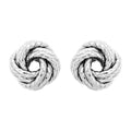 Sterling Silver Knot Earrings (2.20 g) - Sticky add to cart bar
