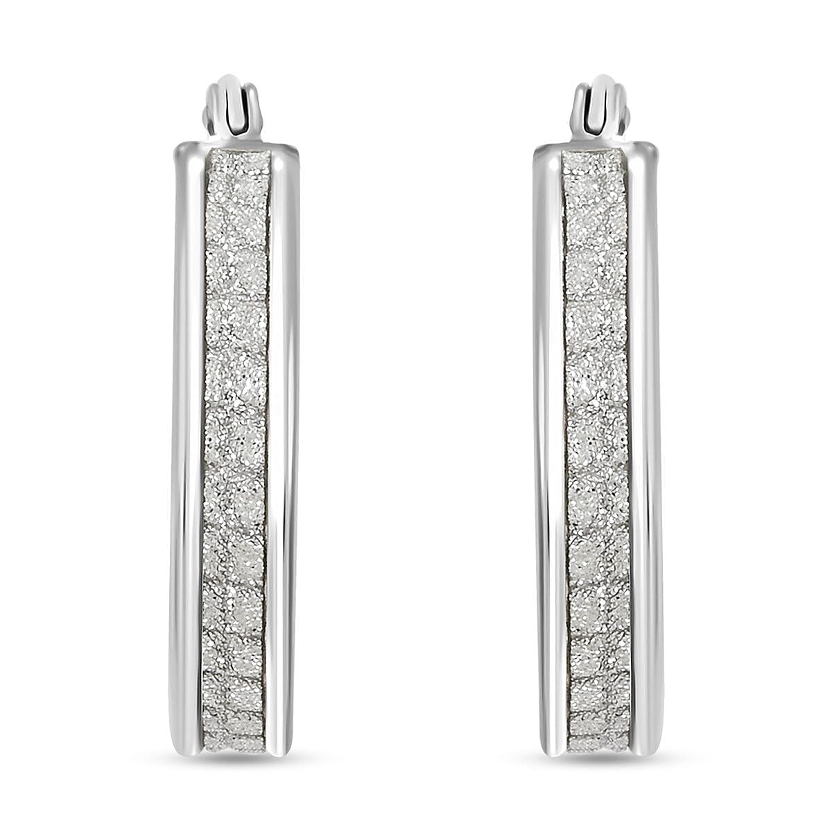 Sterling Silver Hoop Earrings (2.30 g)