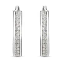 Sterling Silver Hoop Earrings (2.30 g)