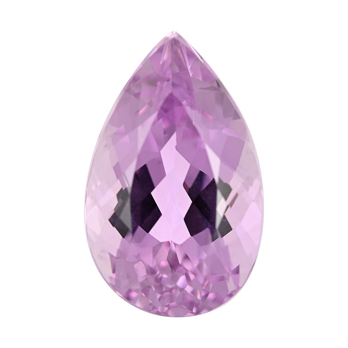Certified & Appraised AAAA Patroke Kunzite (Pear Free Size) 10.00 ctw