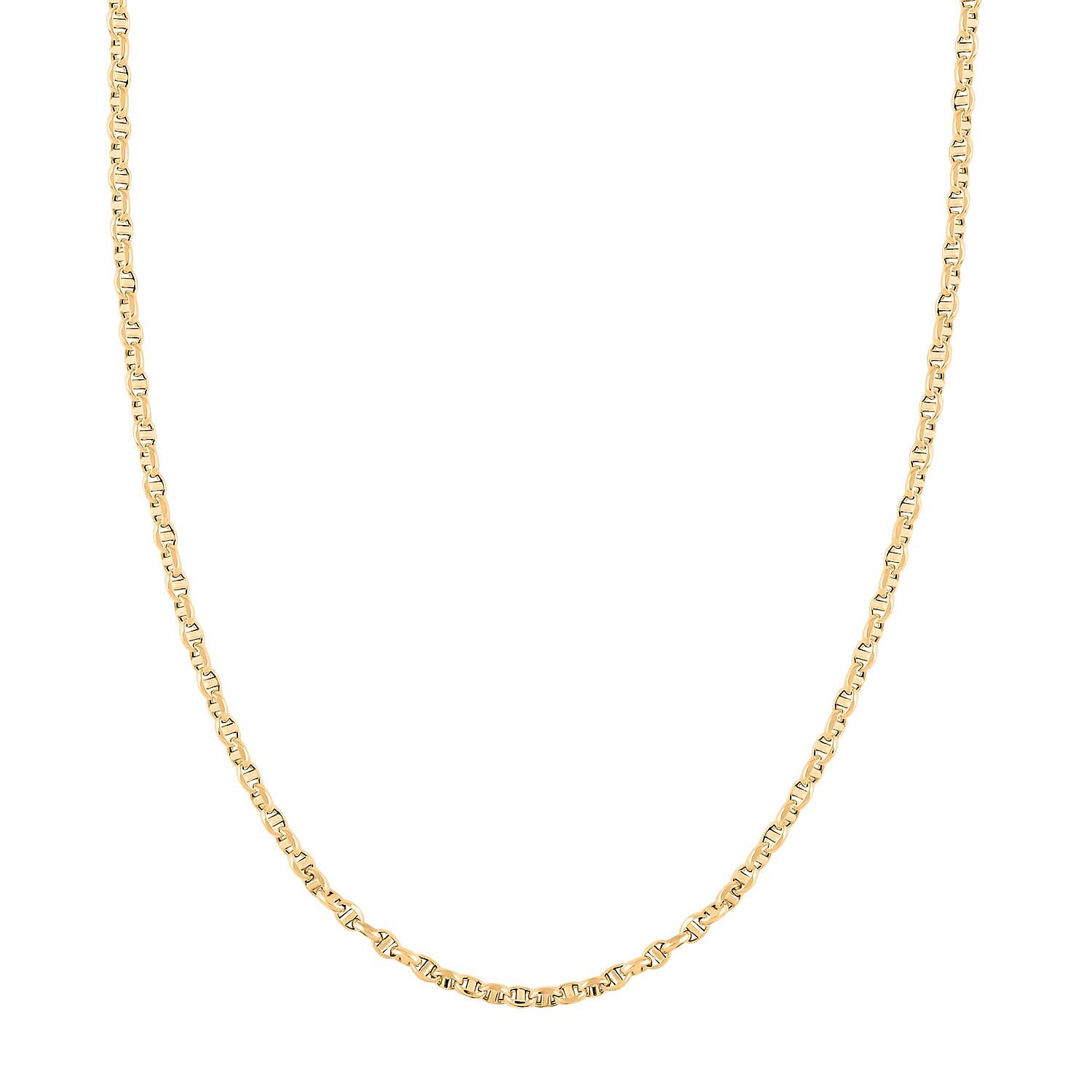Polished 4mm Filk Chain Necklace in 14K Yellow Gold 8.85 Grams 22 Inches