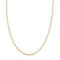 Polished 4mm Filk Chain Necklace in 14K Yellow Gold 8.85 Grams 22 Inches - Sticky add to cart bar
