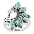 Artisan Crafted Blue Moon Turquoise Ring in Sterling Silver (Size 7) 2.90 ctw - Sticky add to cart bar