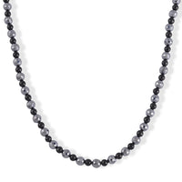 Terahertz, Shungite Necklace 20 Inches in Silvertone 162.50 ctw