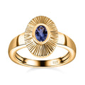 Tanzanite Ring in Vermeil YG Over Sterling Silver (Size 11.5) 0.50 ctw - Sticky add to cart bar