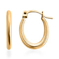 14K Yellow Gold Hoop Earrings (0.37 g) - Sticky add to cart bar