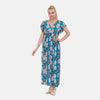 Teal Daisy Flower Print