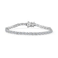 Moissanite Tennis Bracelet in Platinum Over Sterling Silver (6.50 In) 6.25 ctw - Sticky add to cart bar
