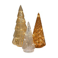 Lumabase Christmas-Battery Operated Gold, Bronze & Silver Trees – Set of 3 - Sticky add to cart bar