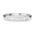 Doorbuster Diamond Ring in Platinum Over Sterling Silver (Size 10.0) 0.25 ctw - Sticky add to cart bar