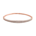 Doorbuster Modani 14K White Gold Natural Pink Diamond (I2-I3) Bangle Bracelet (7.50 In) Total Metal Weight (9.85 g) Including Titanium Spring weight (0.50 g) 2.00 ctw - Sticky add to cart bar