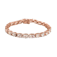 Marropino Morganite Bracelet in 14K RG Over Sterling Silver (7.50 In) (Del. in 10-12 Days) 19.10 ctw