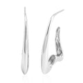 Rhodium Over Sterling Silver Earrings 6.90 Grams - Sticky add to cart bar