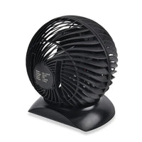 USB Black Portable Desk Fan with Two Speed (Voltage 5V) 8.0"Ã—1"