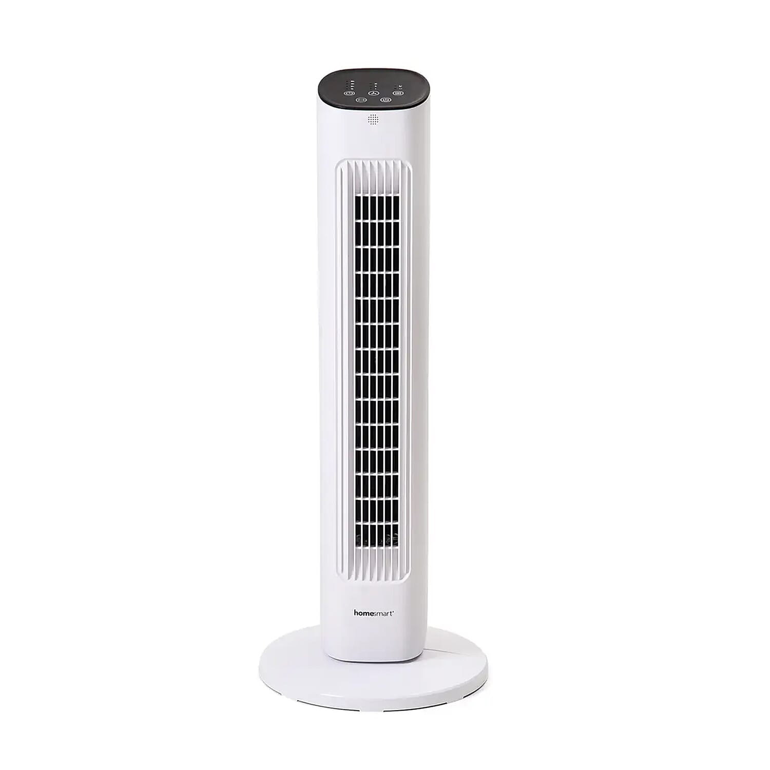 Remote Control Tower Fan with Copper Motor in 2 Modes & 3 Speed - White (11.8"x11.8"x30.7")