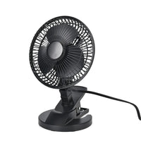 Black Portable Lightweight Fan with 2 Speed Low & High (Voltage: 0.35A, 18W) (7.48"x7.59"x11.10")