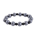 Terahertz and Shungite 96.50 ctw Beaded Stretch Bracelet (6.5-7In) - Sticky add to cart bar