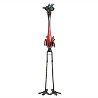 Crane Figurine Solar Outdoor Garden Light - Pink and Blue (19.29"x11.41"x43.7")