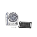 Multifunctional Portable 6 in 1 Solar Fan Supports Bluetooth, FM Radio, Built in 24 LED Lights, MP3 Player, USB Flash Player. 5800 mAh Lithium Battery - Sticky add to cart bar