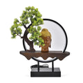 USB Golden Buddha Head Ring Light Table Lamp (13.77"x4.33"x15.74") - Sticky add to cart bar