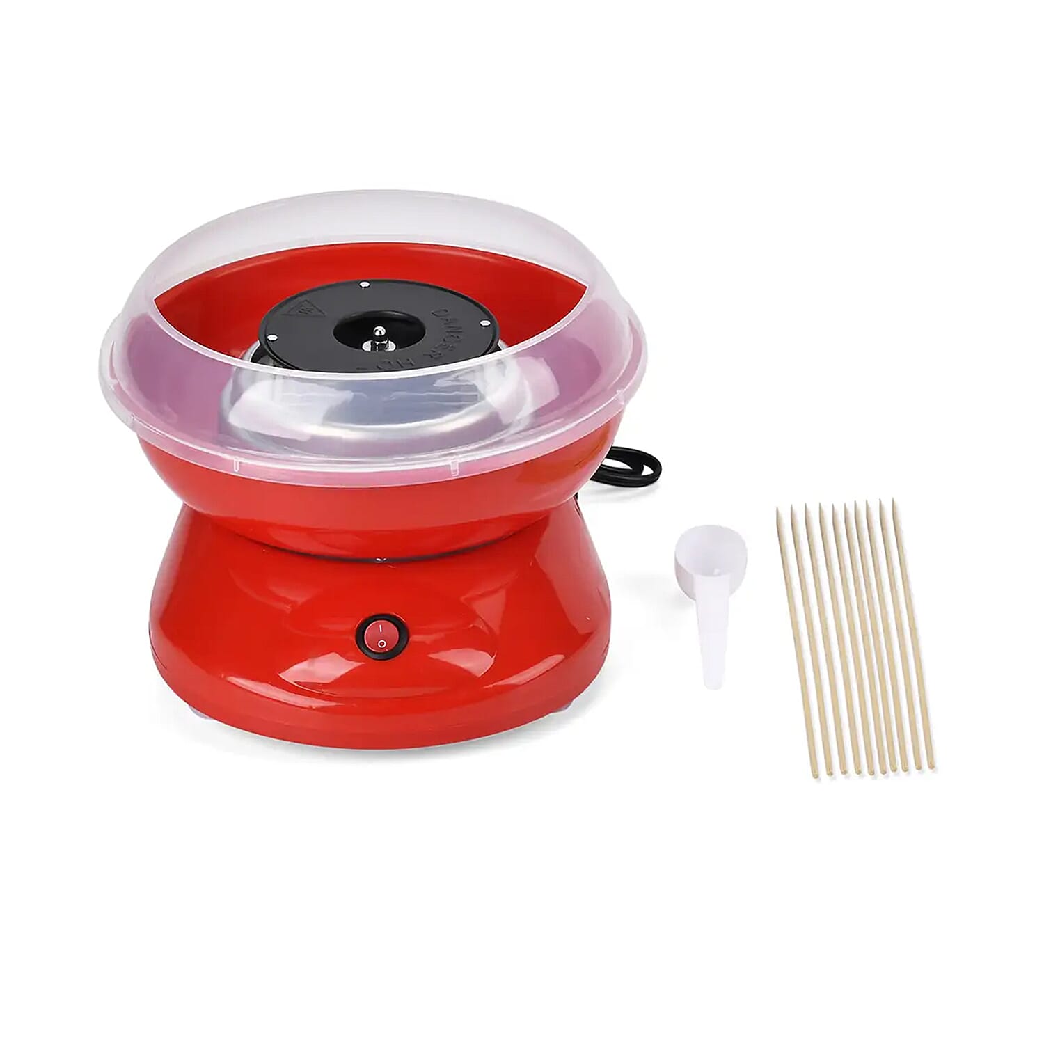 Red Color Mini Cotton Candy Machine (9.84"x9.84"x10.63")