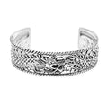 Bali Legacy Sterling Silver Dragon Cuff Bracelet (7.25 In) (26.55 g) - Sticky add to cart bar