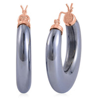 Terahertz Hoop Earrings in Vermeil YG Over Sterling Silver 63.75 ctw