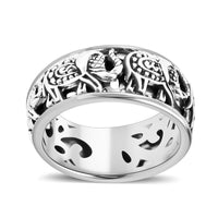 Bali Legacy Sterling Silver Elephant Ring (Size 10.0) (4 g)