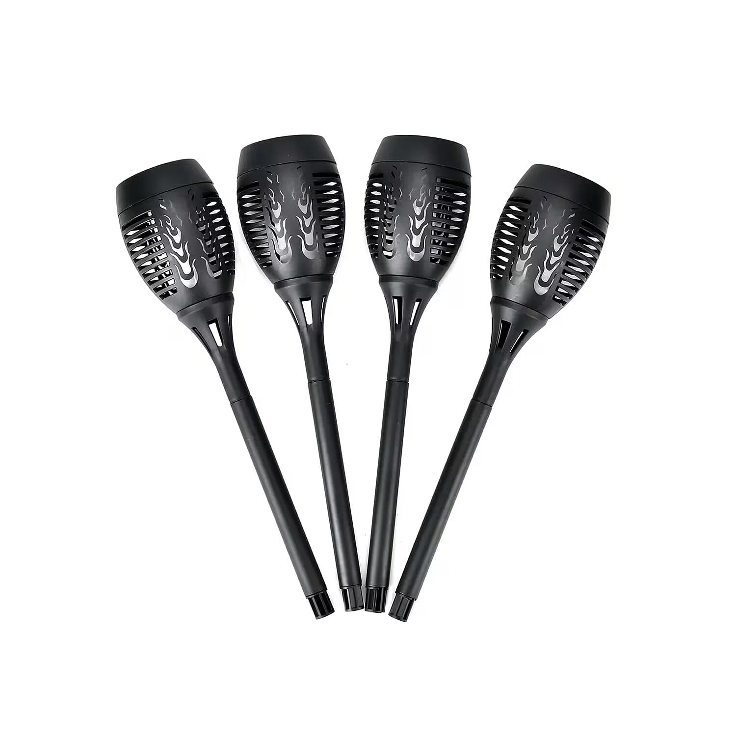 Set of 4pcs Solar Dancing Flame Torch Light