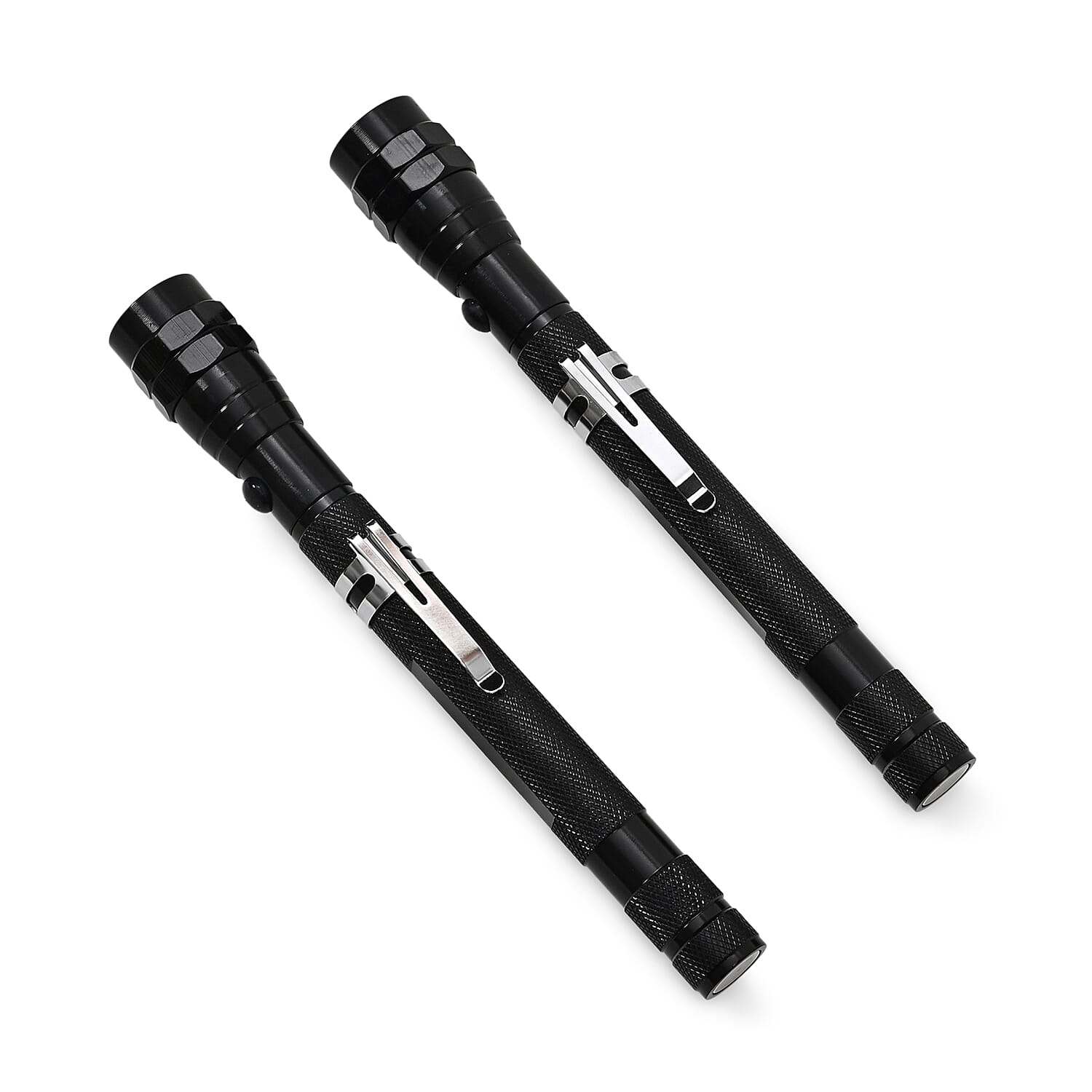 Symphony Home Set of 2 Flexible 3LED Flashlight with Magnetic - Black