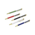Set of 5 Gem Pens - (Blue Pen- Lapis Lazuli, Silver Pen- White Crystal, Red Pen- Garnet, Green Pen- Green Aventurine, Or Black Pen- Black Obsidian) - Sticky add to cart bar